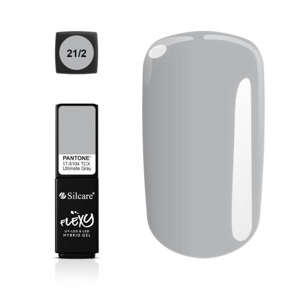 

Silcare Гибридный гель Flexy Pantone 21/2 Ultimate Grey 4,5 г