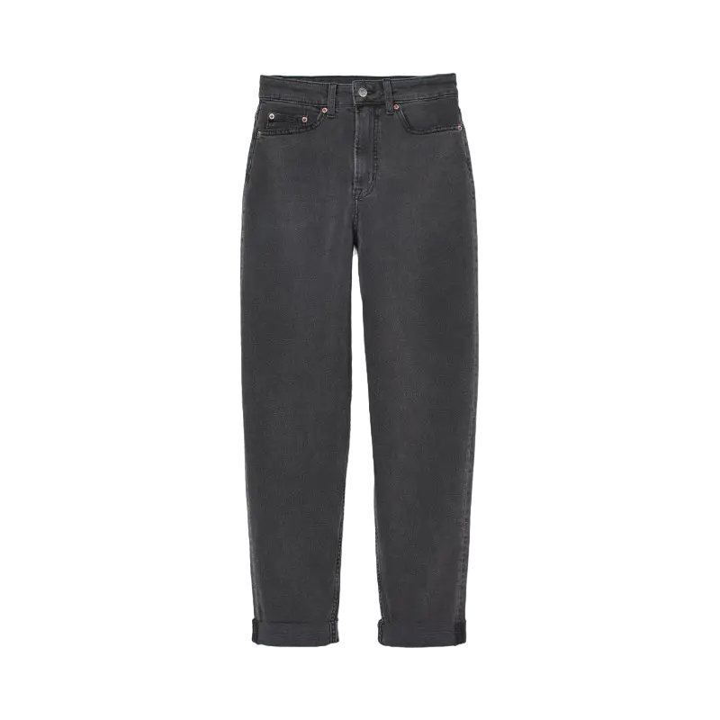 

Джинсы H&M Mom High Ankle, темно-серый
