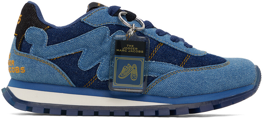 

Синие кроссовки The Denim Jogger Marc Jacobs