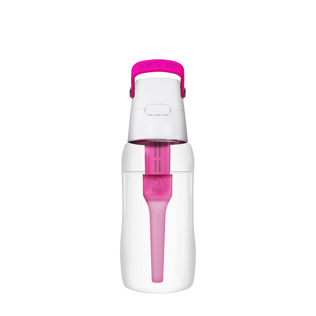 Бутылка с угольным фильтром Dafi Solid 500 мл, розовый фото