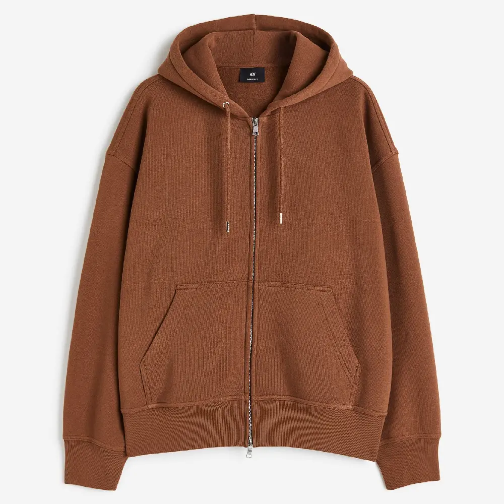 

Толстовка H&M Oversized Fit, коричневый