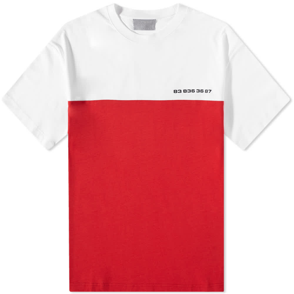 

Футболка VTMNTS Numbered Colourblock Tee