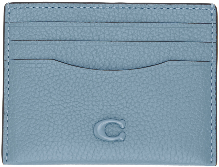 

Синий визитница с логотипом Coach 1941