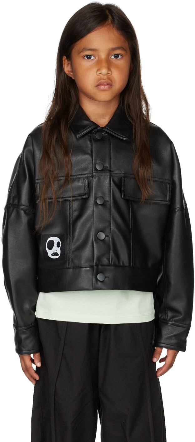 

SSENSE Exclusive Kids Black Mini Macro Jacket STRATEAS CARLUCCI