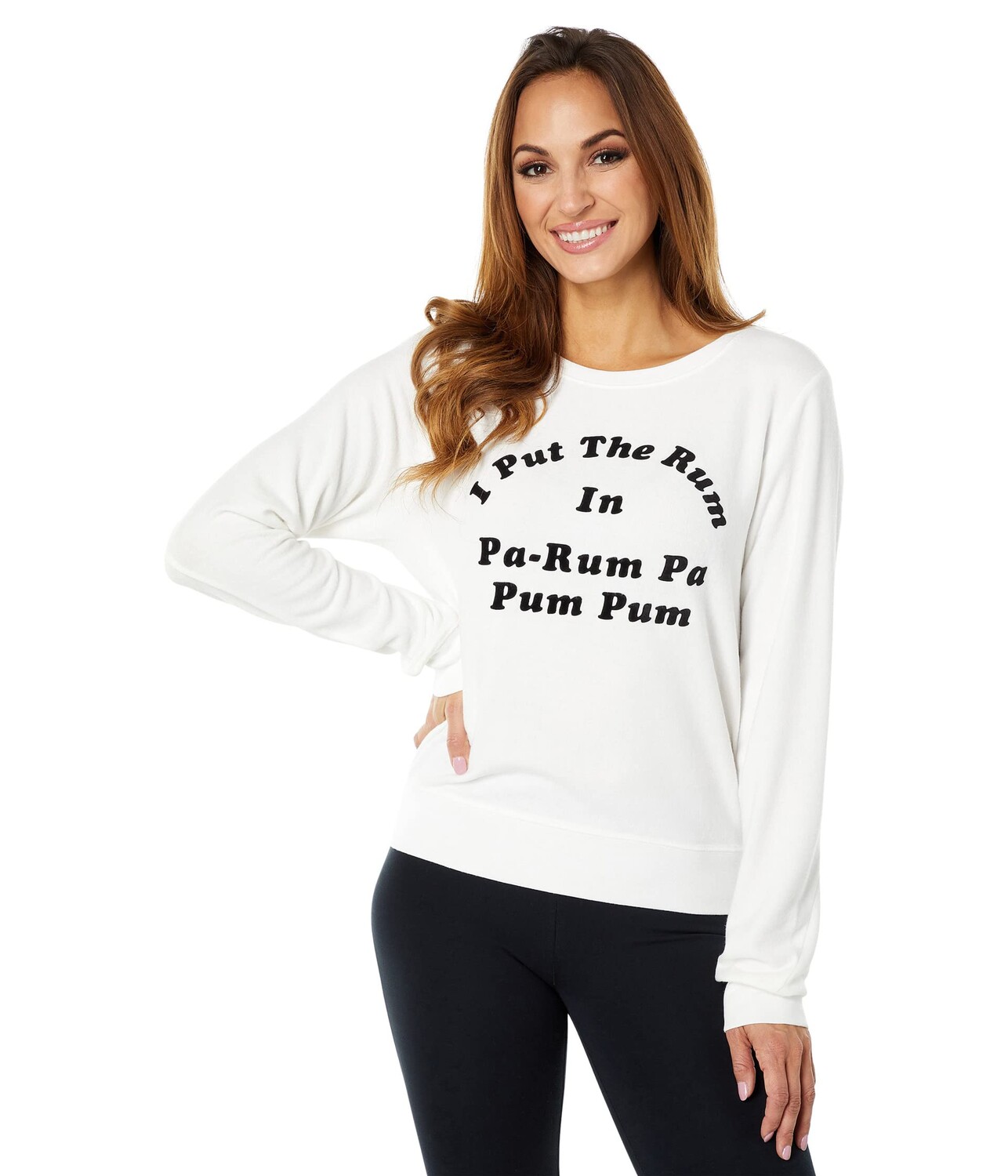 

Толстовка Wildfox, Pa Rum Pa Rum Brushed Jersey Sweatshirt