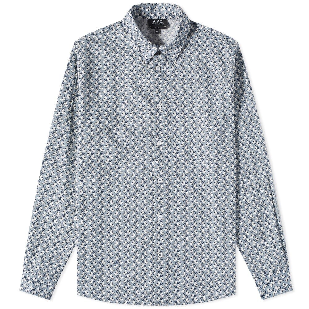

Рубашка A.P.C. Matt Flower Print Poplin Shirt