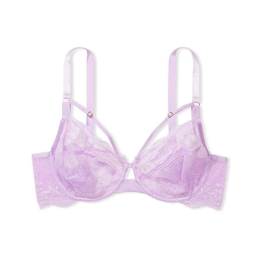 

Бюстгальтер Victoria's Secret Very Sexy The Fabulous by Full-Cup Shine Strap, сиреневый