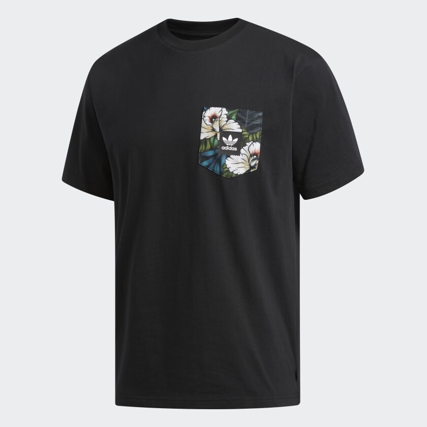 

Футболка adidas Pocket, черный/мультиколор