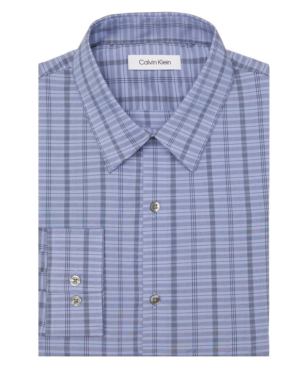 

Мужская классическая рубашка Stain Shield Extra Slim Fit стрейч без заправок Calvin Klein