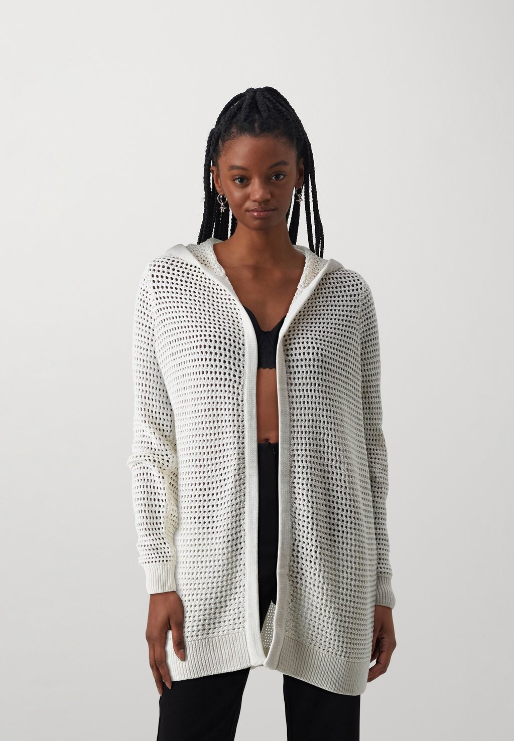 

Кардиган VMMADERA OPEN HOOD Vero Moda, цвет birch