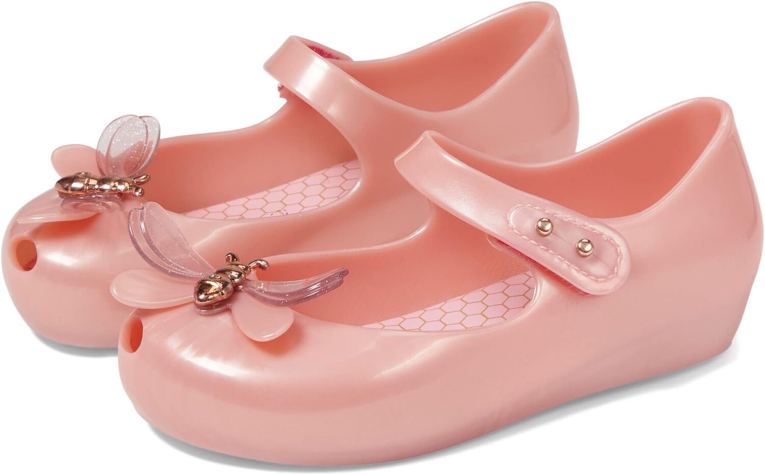 

Балетки Ultragirl Bugs BB Mini Melissa, цвет Pearly Pink