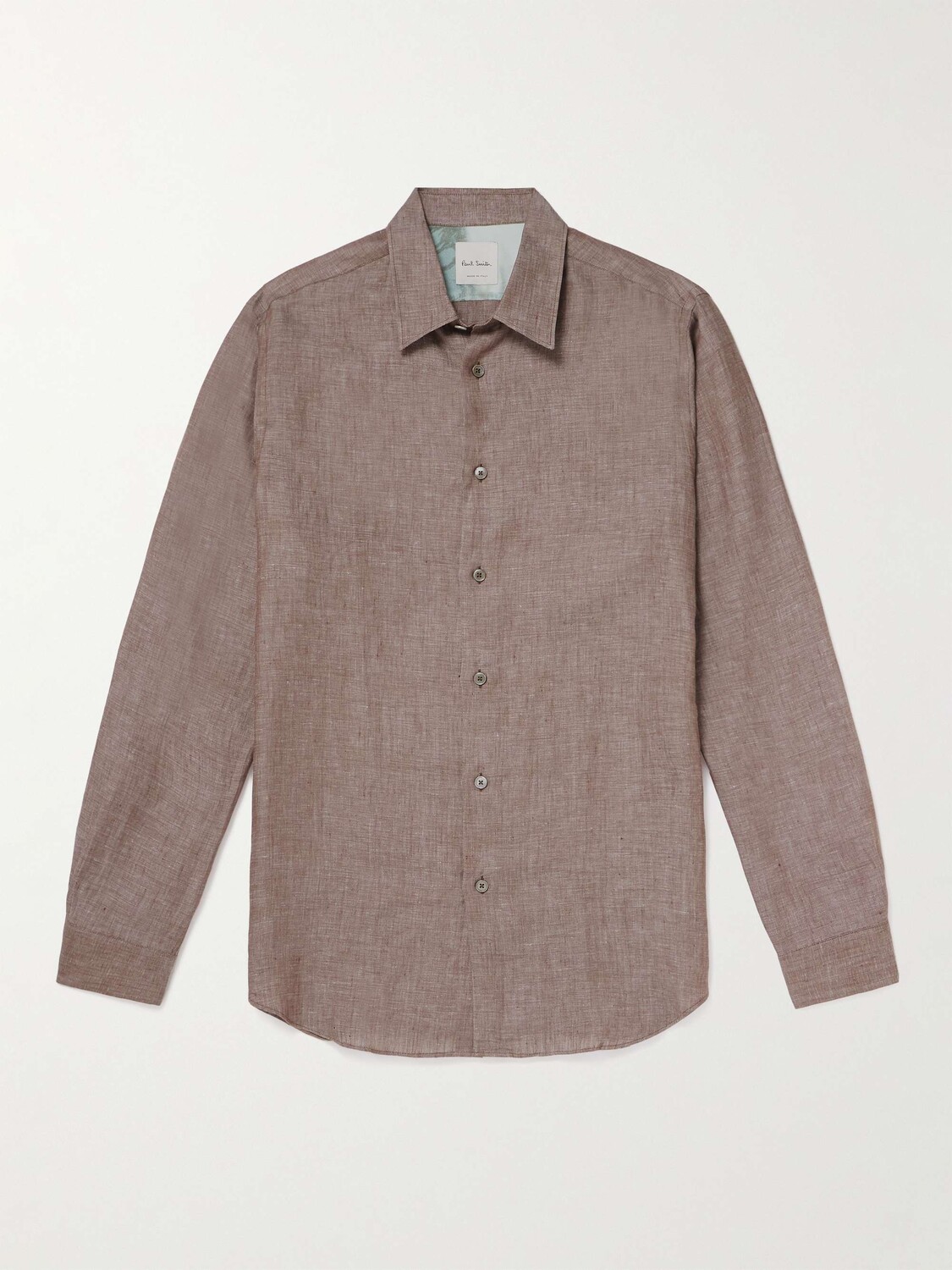 

Льняная рубашка PAUL SMITH, коричневый