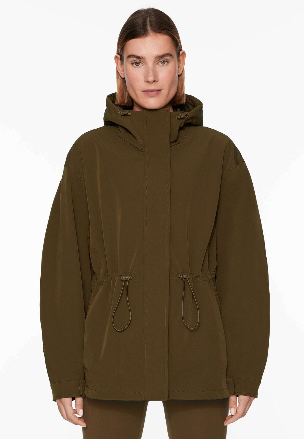 

Дождевик/водоотталкивающая куртка WATER-REPPELENT WITH HOOD OYSHO, цвет khaki