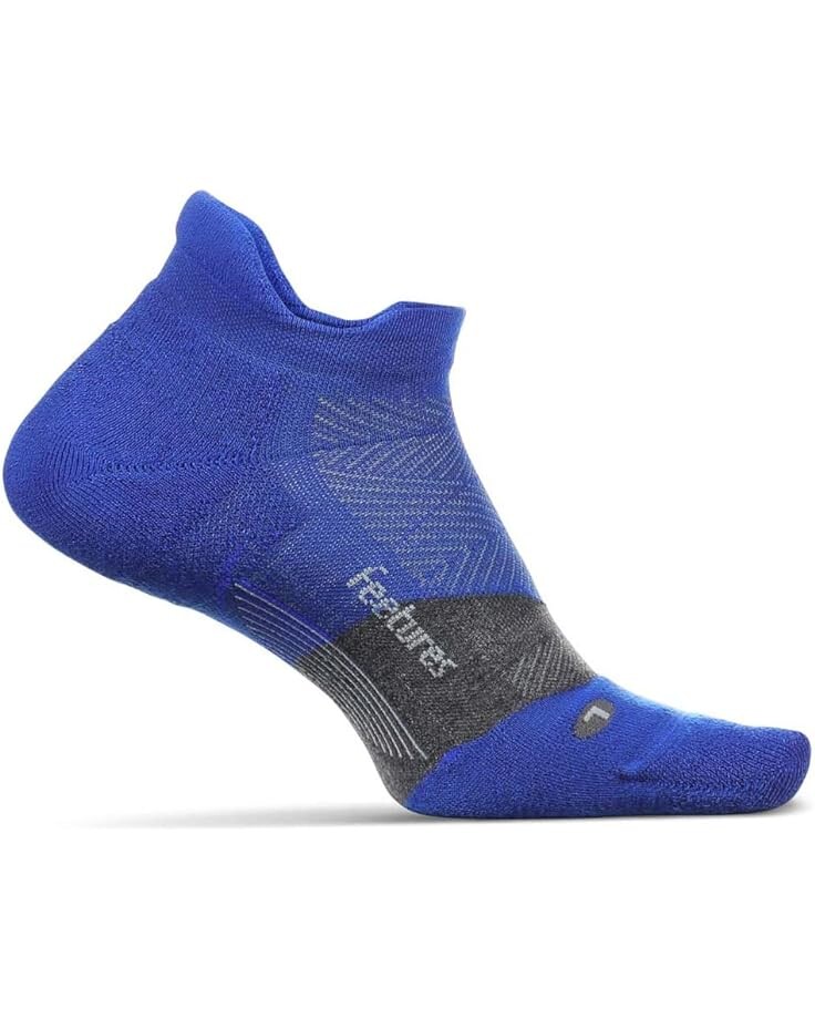 

Носки Feetures Elite Max Cushion No Show Tab, цвет Boost Blue