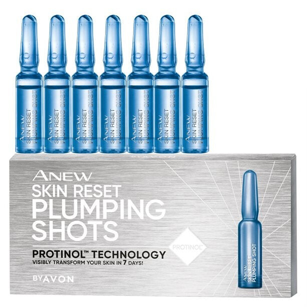

Avon Омолаживающее средство для лица Anew Skin Reset Plumping Shots в ампулах 7x1,3 мл