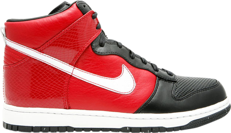 Лимитированные кроссовки Nike Dunk High Supreme, красный