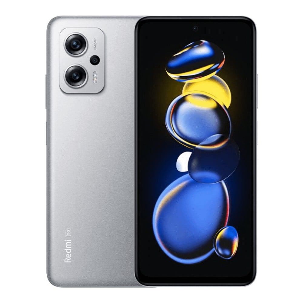 Смартфон Xiaomi Redmi Note11T Pro 5G 6ГБ/128ГБ (2x Nano-SIM), серебряный - фото