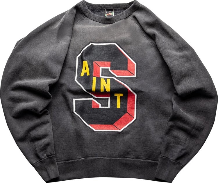 

Толстовка Saint Michael ST Crewneck 'Black', черный