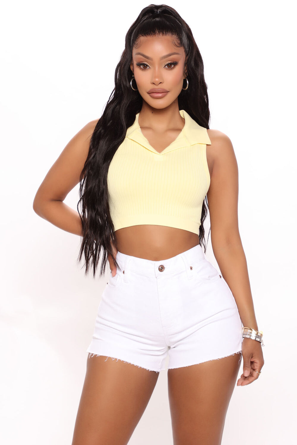 

Топ Fashion Nova 10001TY, желтый