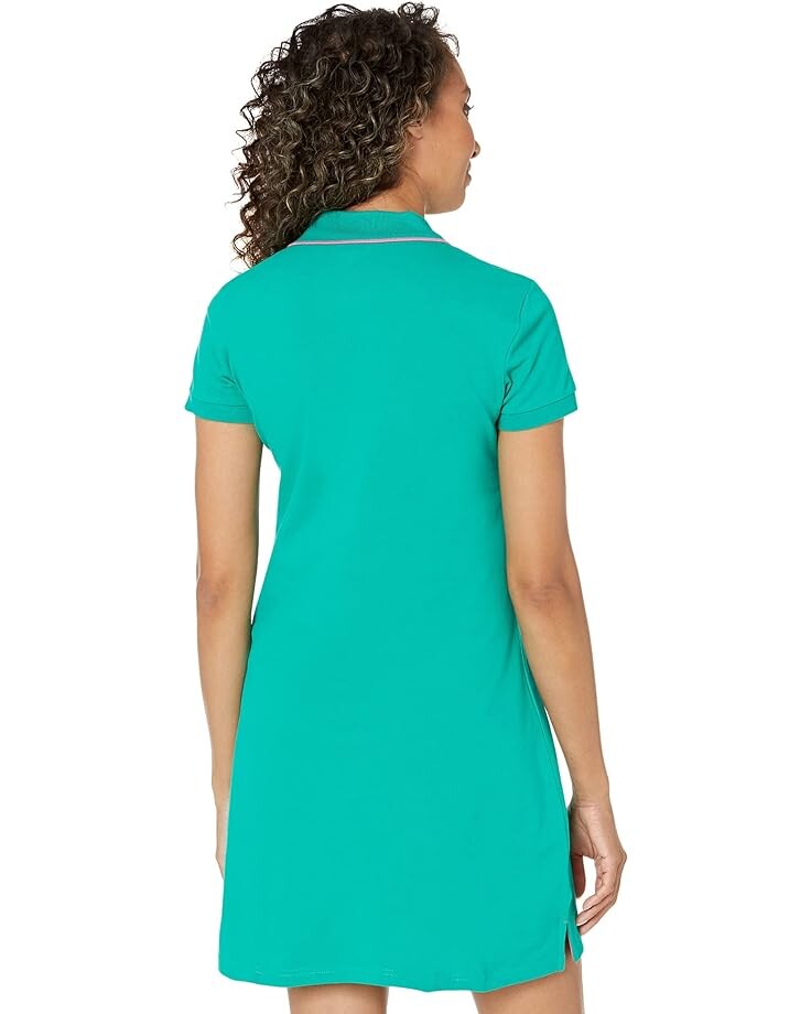 

Платье U.S. POLO ASSN. USPA Tipped Polo Dress, цвет Deep Green