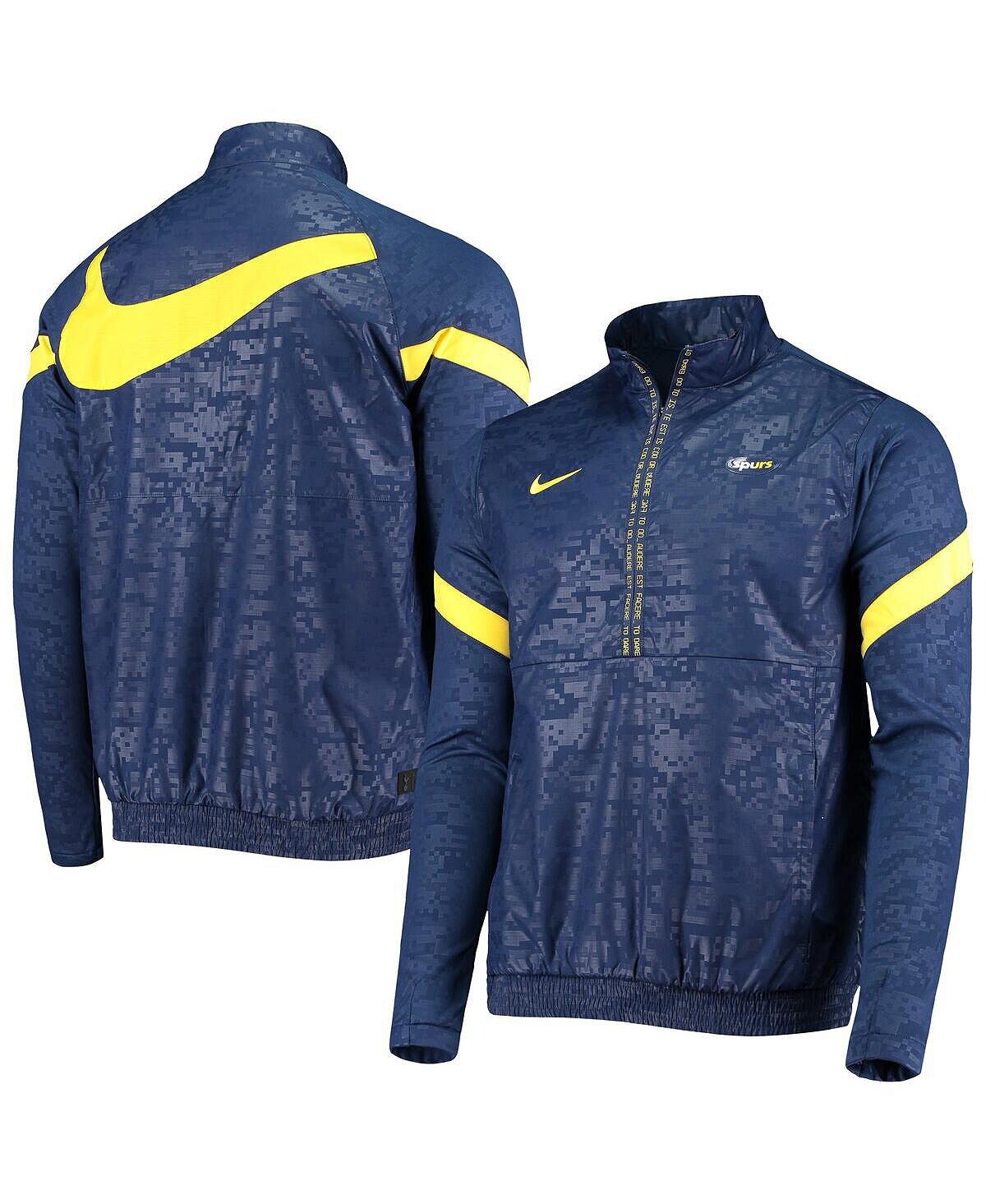 

Мужская темно-синяя спортивная куртка tottenham hotspur с молнией до половины Nike, синий