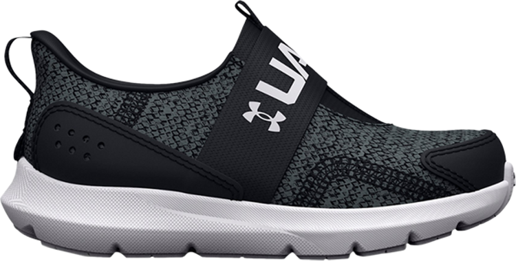 

Кроссовки Under Armour Surge 3 Slip TD Black White, черный