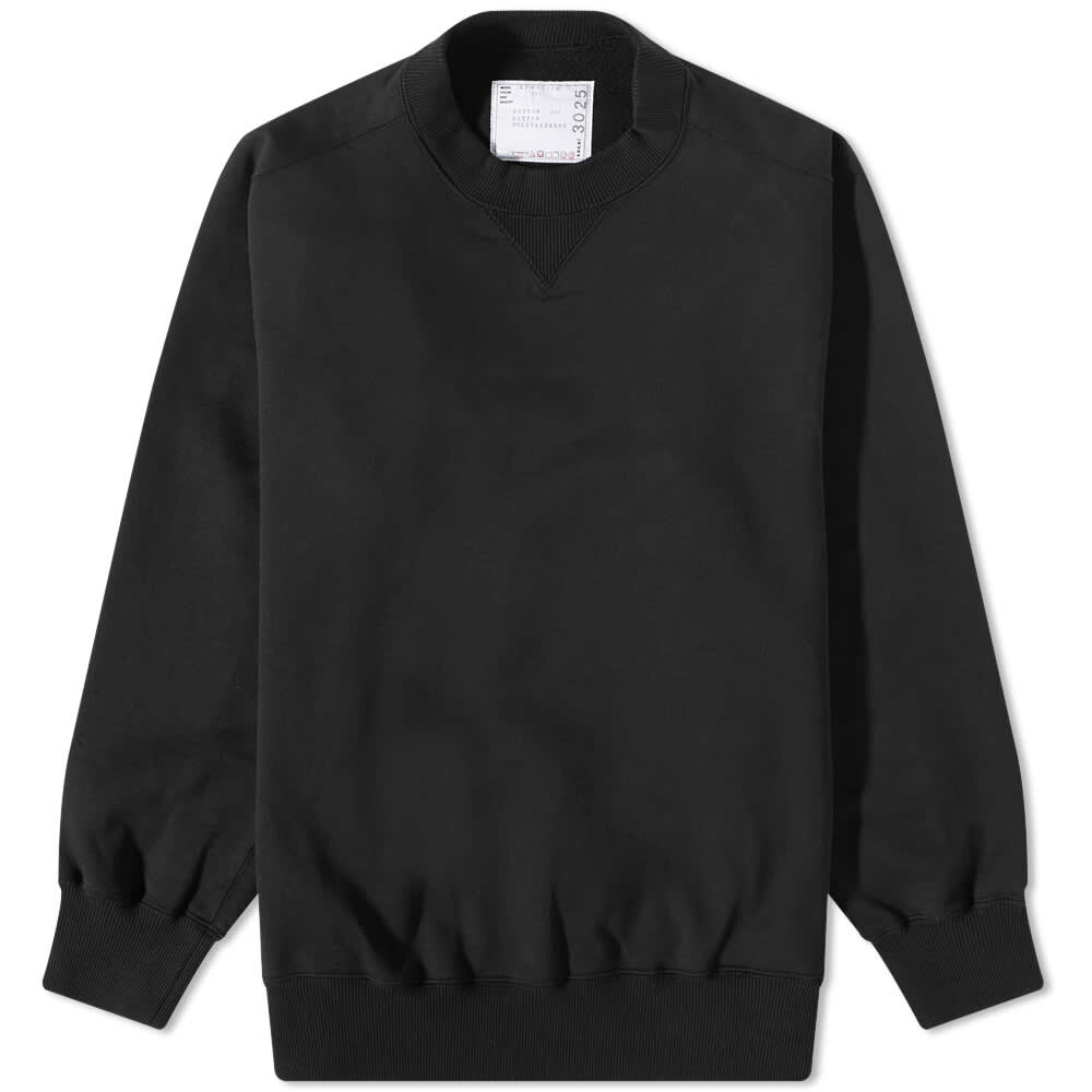 

Толстовка Sacai S Logo Split Seam Crew Sweat