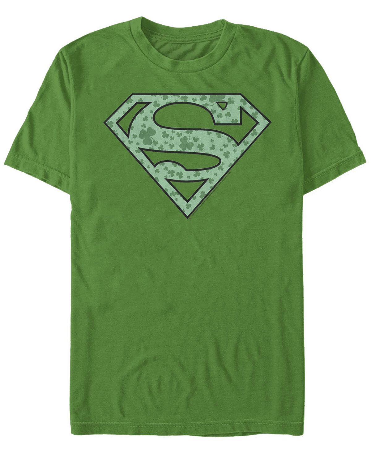 Мужская футболка superman shamrock с круглым вырезом и короткими рукавами Fifth Sun цена и фото
