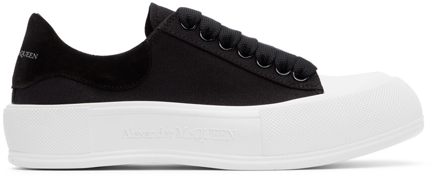 

Черные кроссовки Deck Plimsoll Alexander McQueen