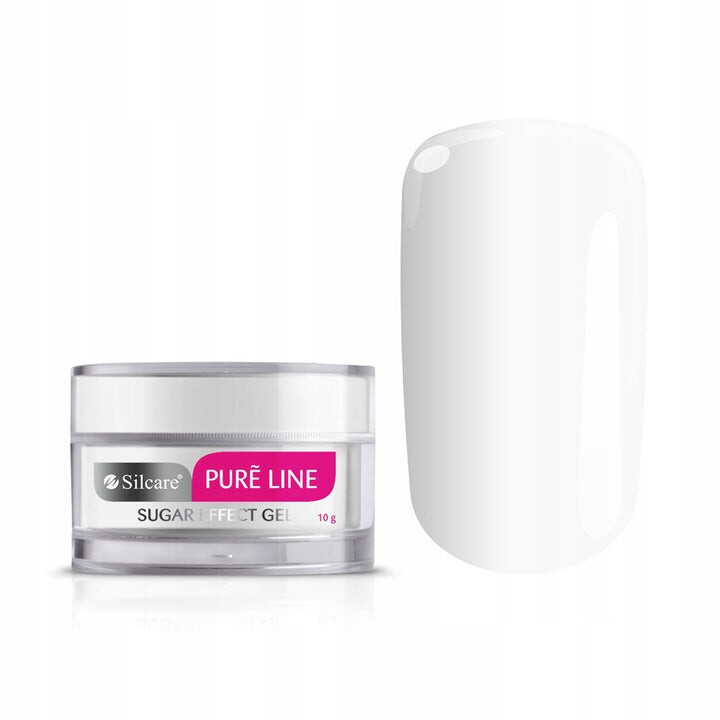

Silcare Pure Line Гель с сахарным эффектом белый 10г
