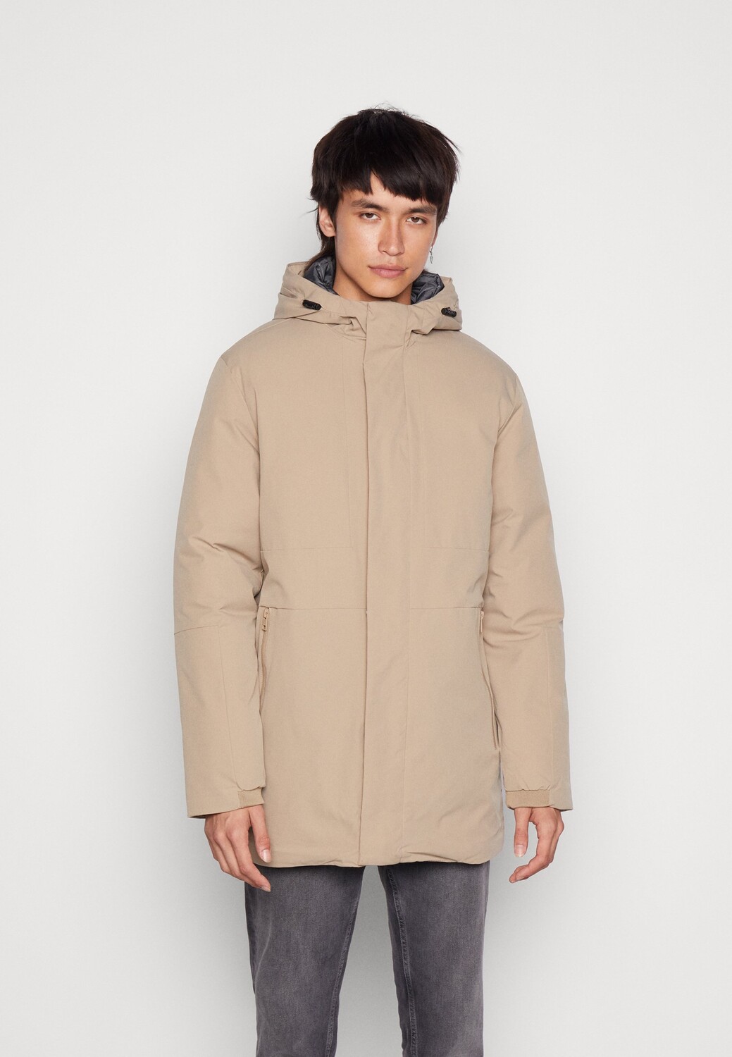 

Пальто зимнее Jack & Jones Premium, бежевый