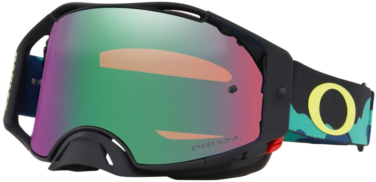 Очки Oakley Airbrake Eli Tomac Camo Army Blues для мотокросса с рисунком