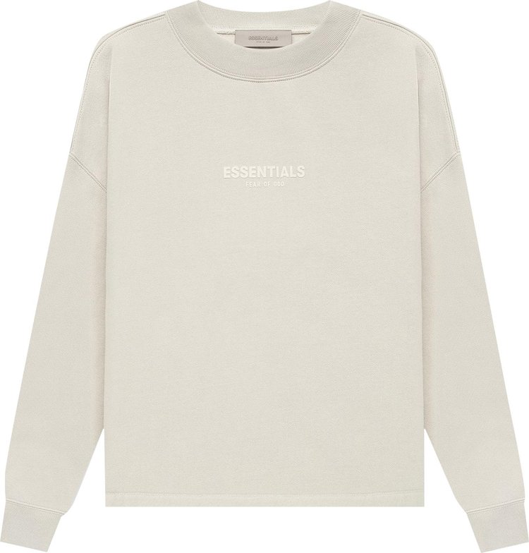 Толстовка Fear of God Essentials Relaxed Crewneck 'Wheat', кремовый - фото