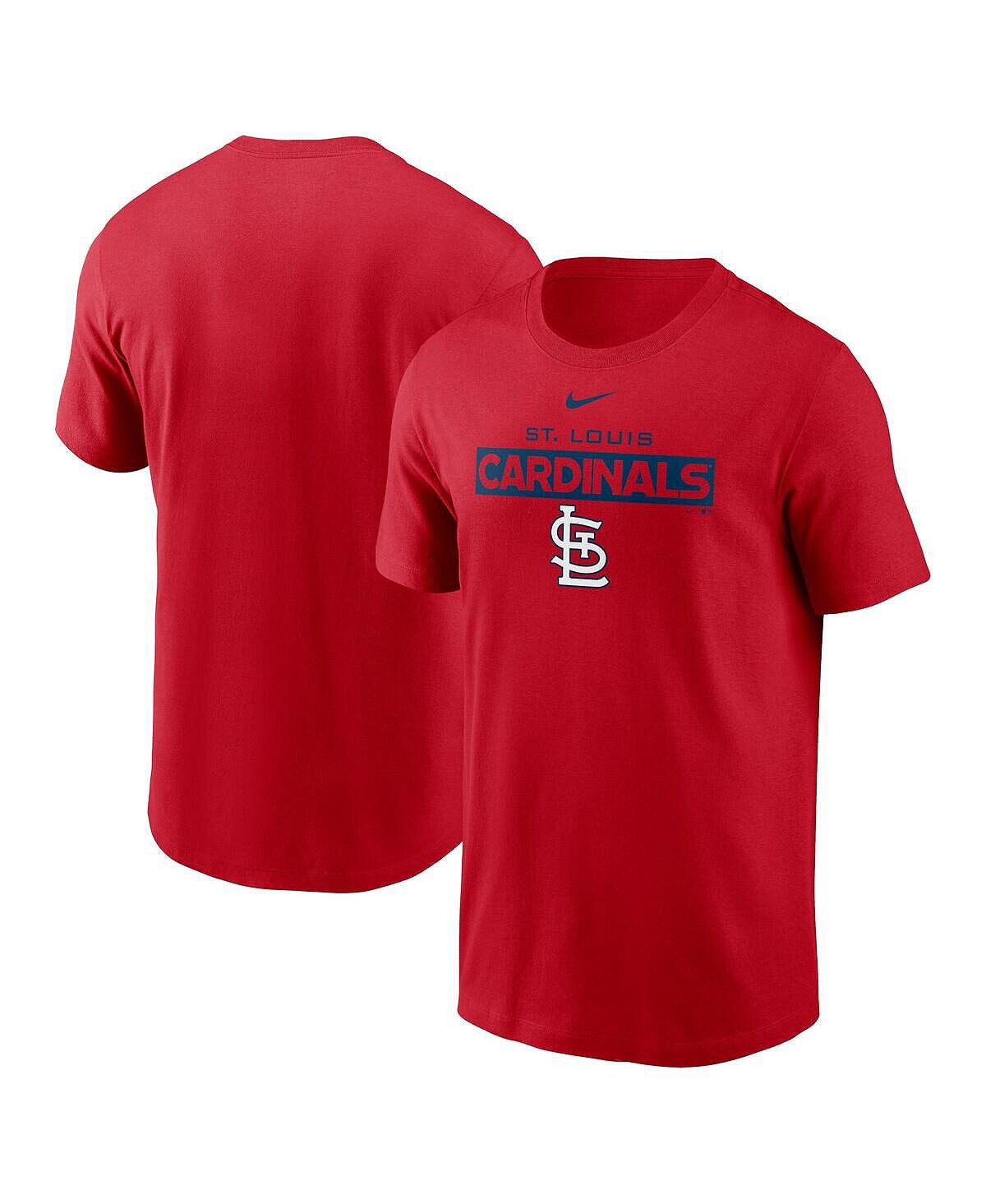 

Мужская красная футболка st. louis cardinals team Nike, красный