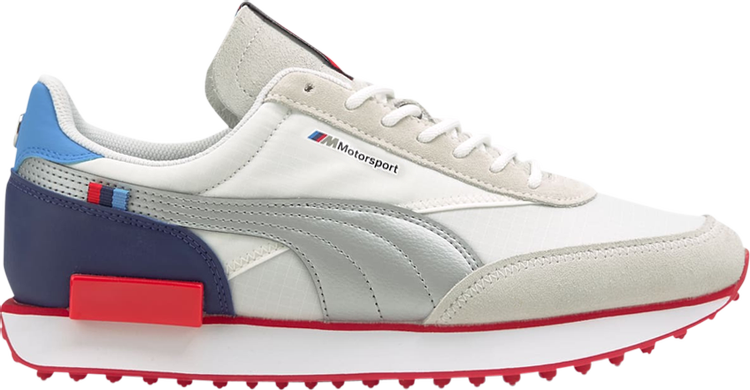 

Кроссовки Puma BMW Motorsport x Future Rider White High Risk Red, белый, Белый;серый, Кроссовки Puma BMW Motorsport x Future Rider White High Risk Red, белый