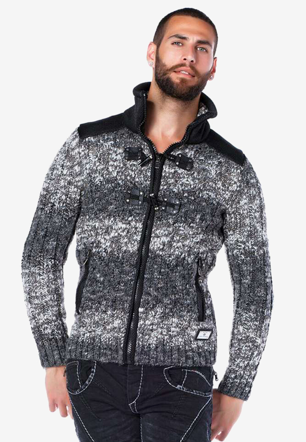 

Толстовка Cipo & Baxx Cardigan, антрацит