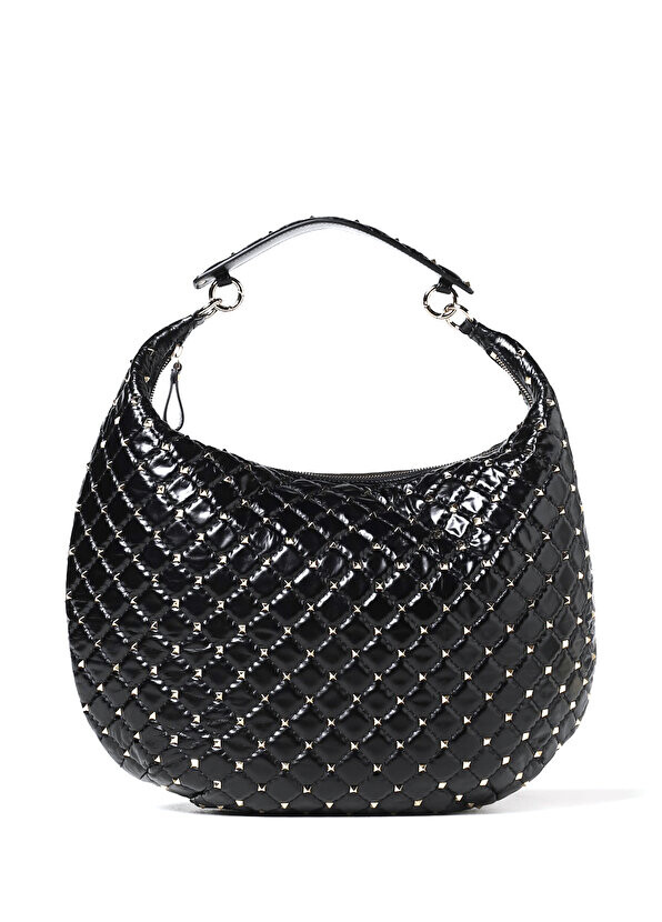 

Rockstud spike черная женская кожаная сумка Valentino Garavani