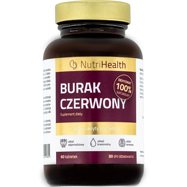 nutrihealth burak czerwony биологически активная добавка 60 таблеток 1 упаковка NutriHealth Burak Czerwony биологически активная добавка, 60 таблеток/1 упаковка