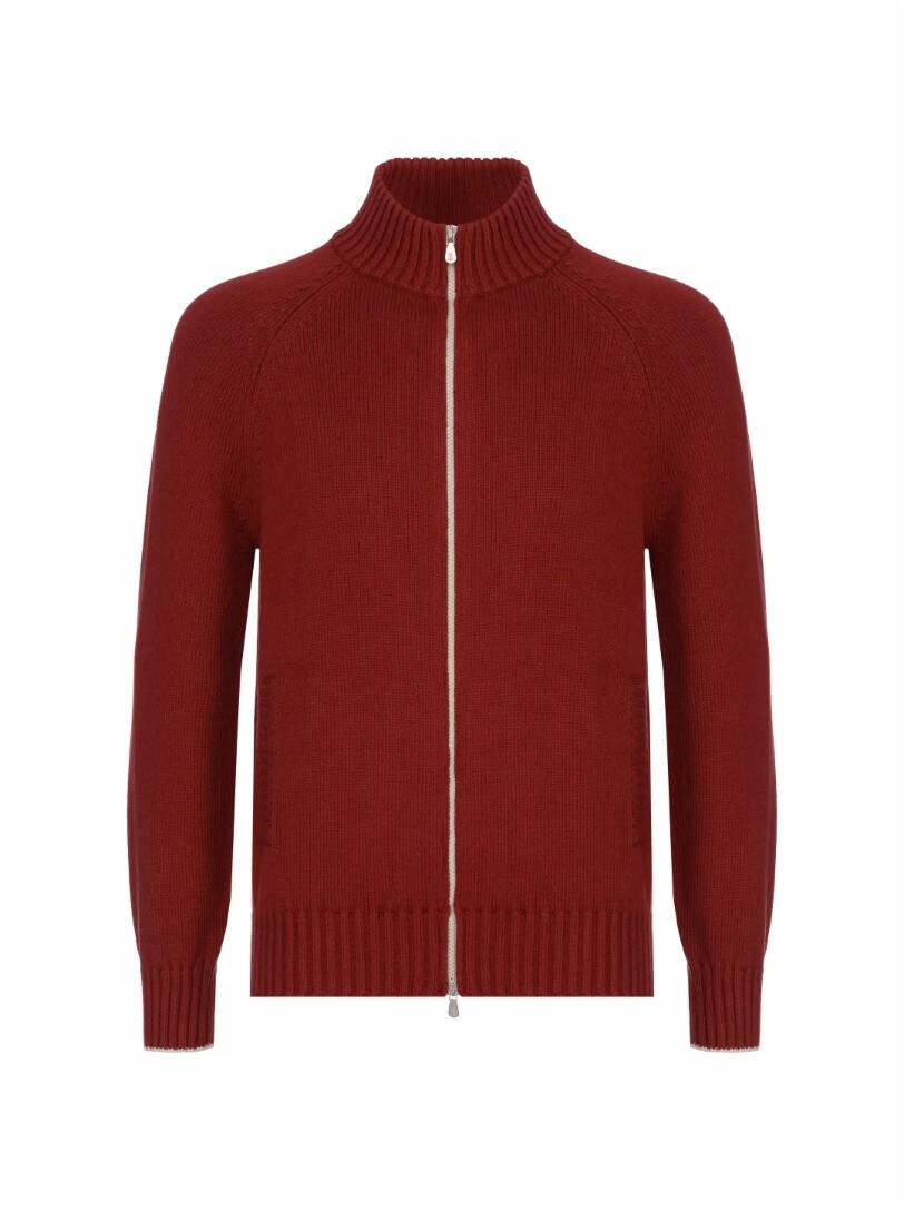 

Вязаный кардиган на молнии Brunello Cucinelli