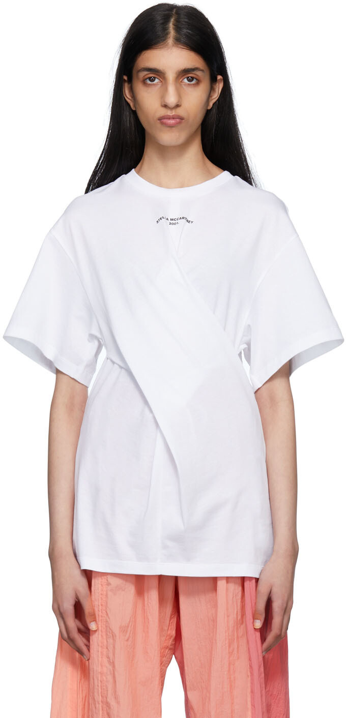

Белая футболка с логотипом Twist Stella McCartney