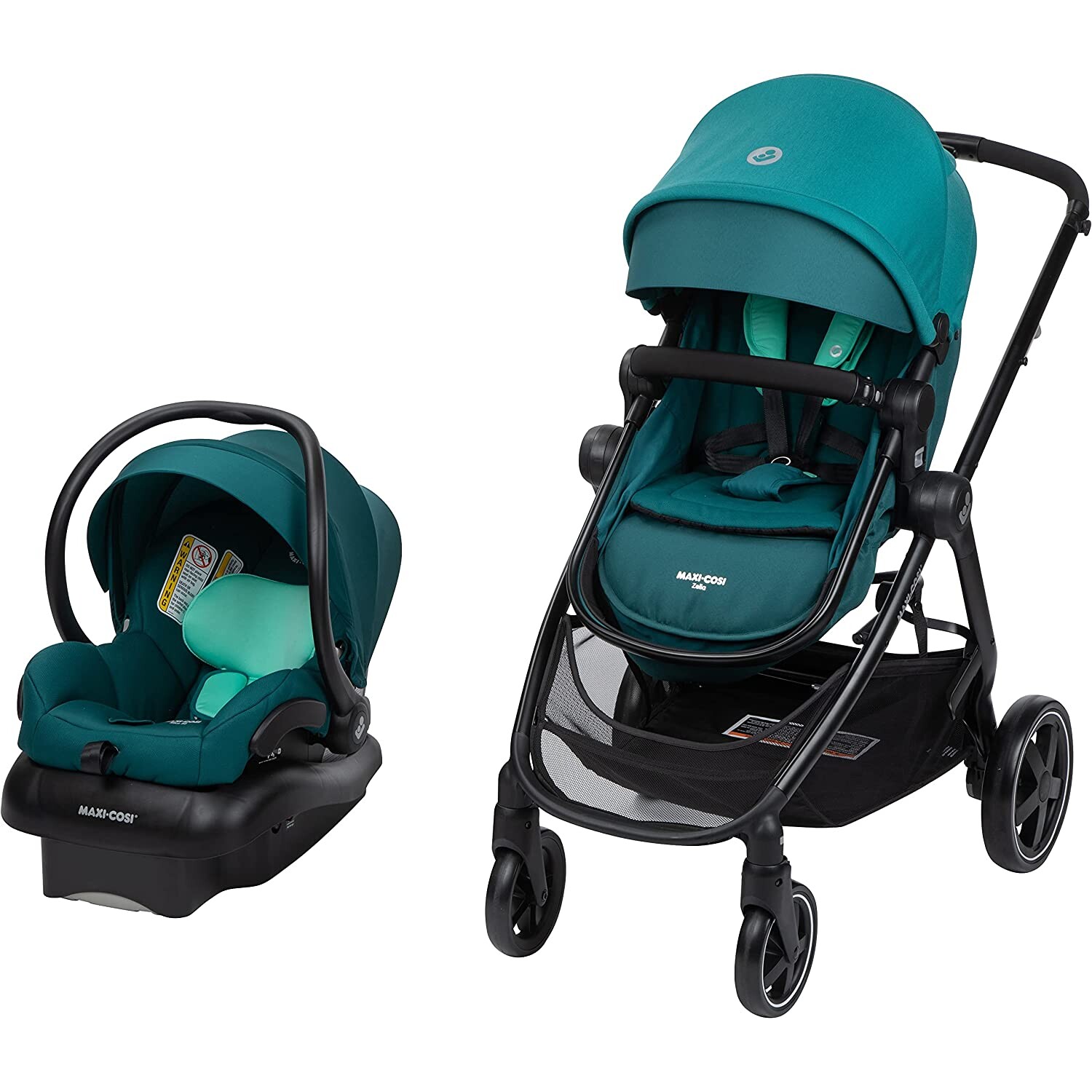 

Детская коляска + автокресло Maxi-Cosi Zelia 5-in-1, бирюзовый