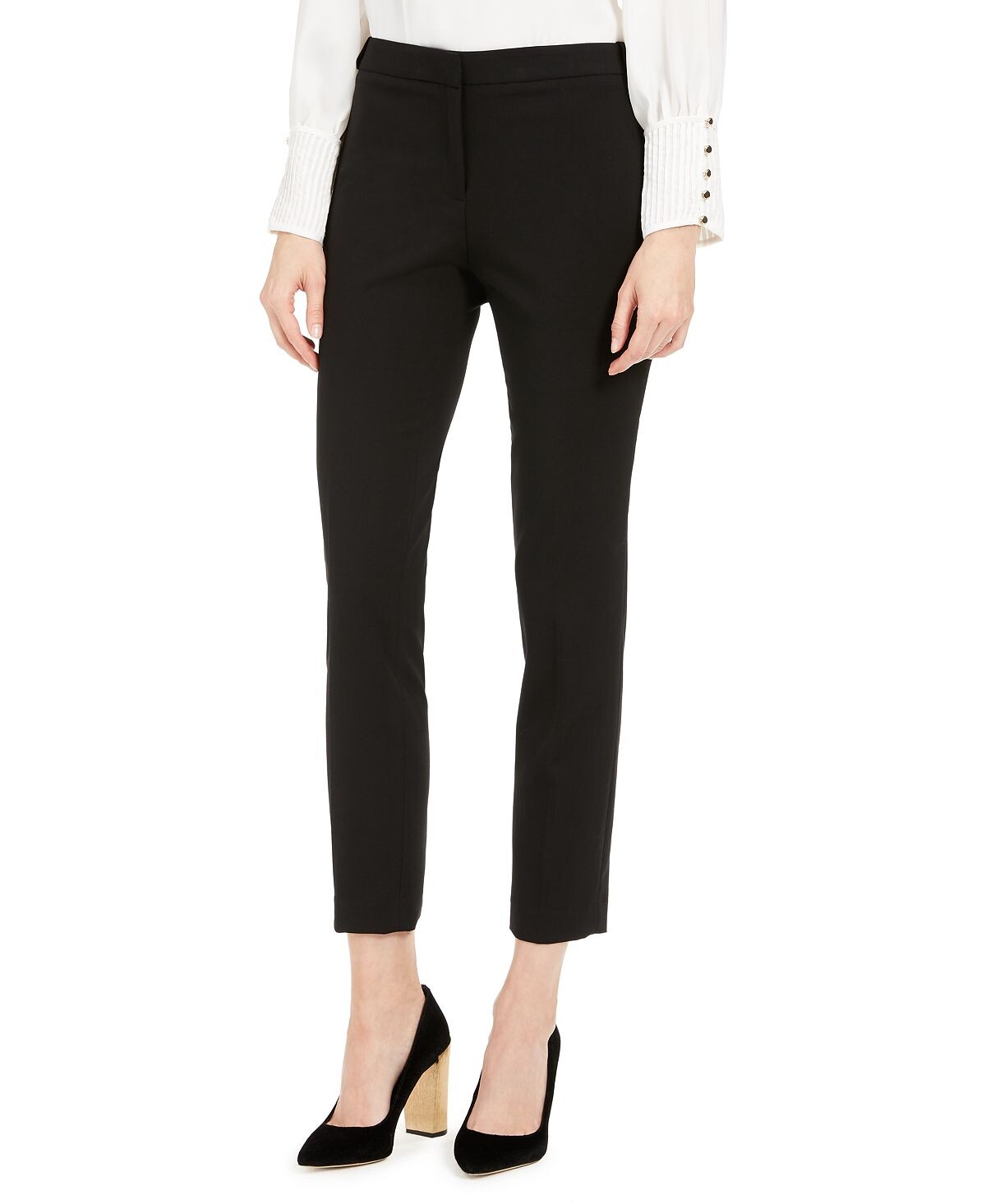 

Зауженные классические брюки до щиколотки petite highline Calvin Klein, черный