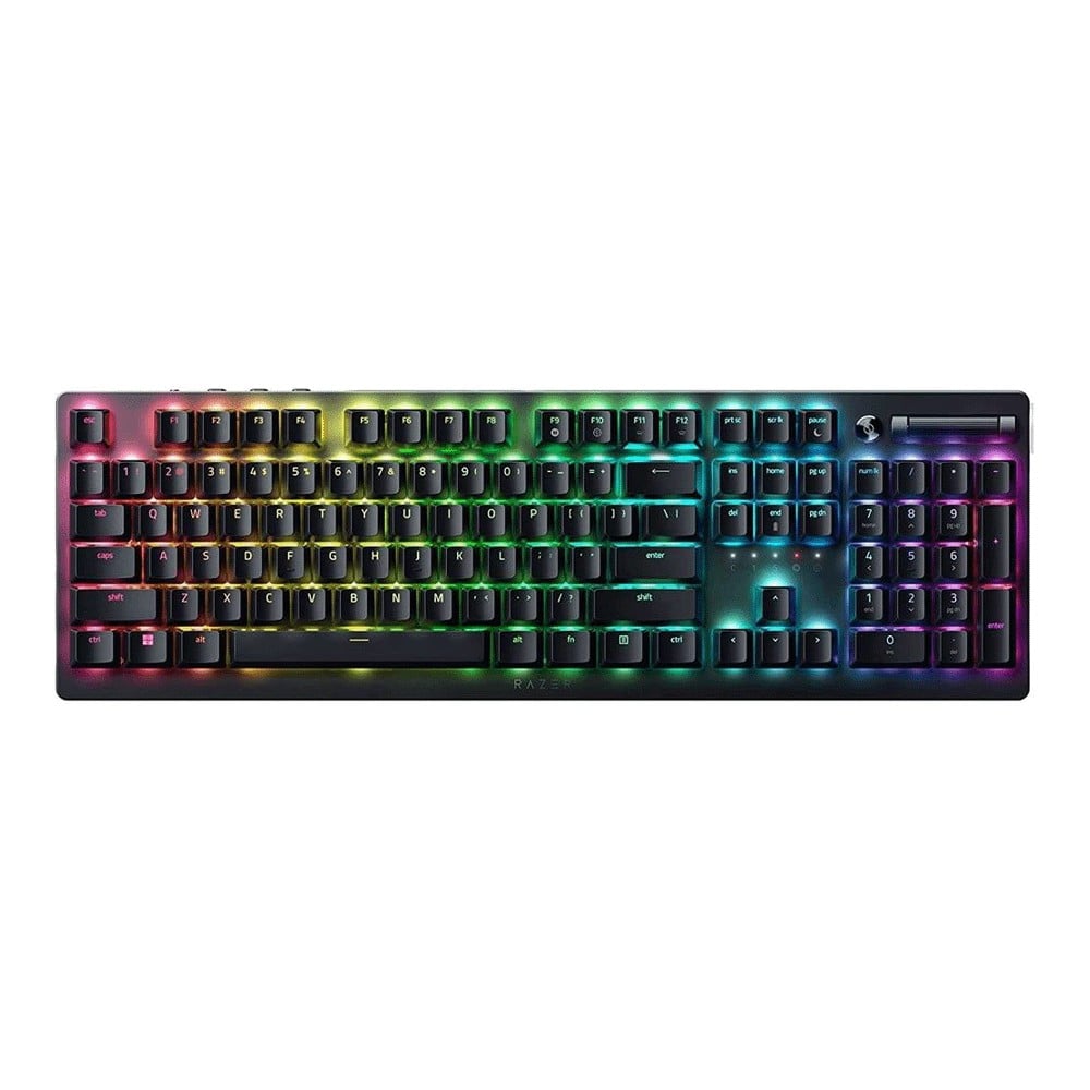 Клавиатура игровая Razer DeathStalker V2 Pro, с линейными оптическими переключателями, черный - фото