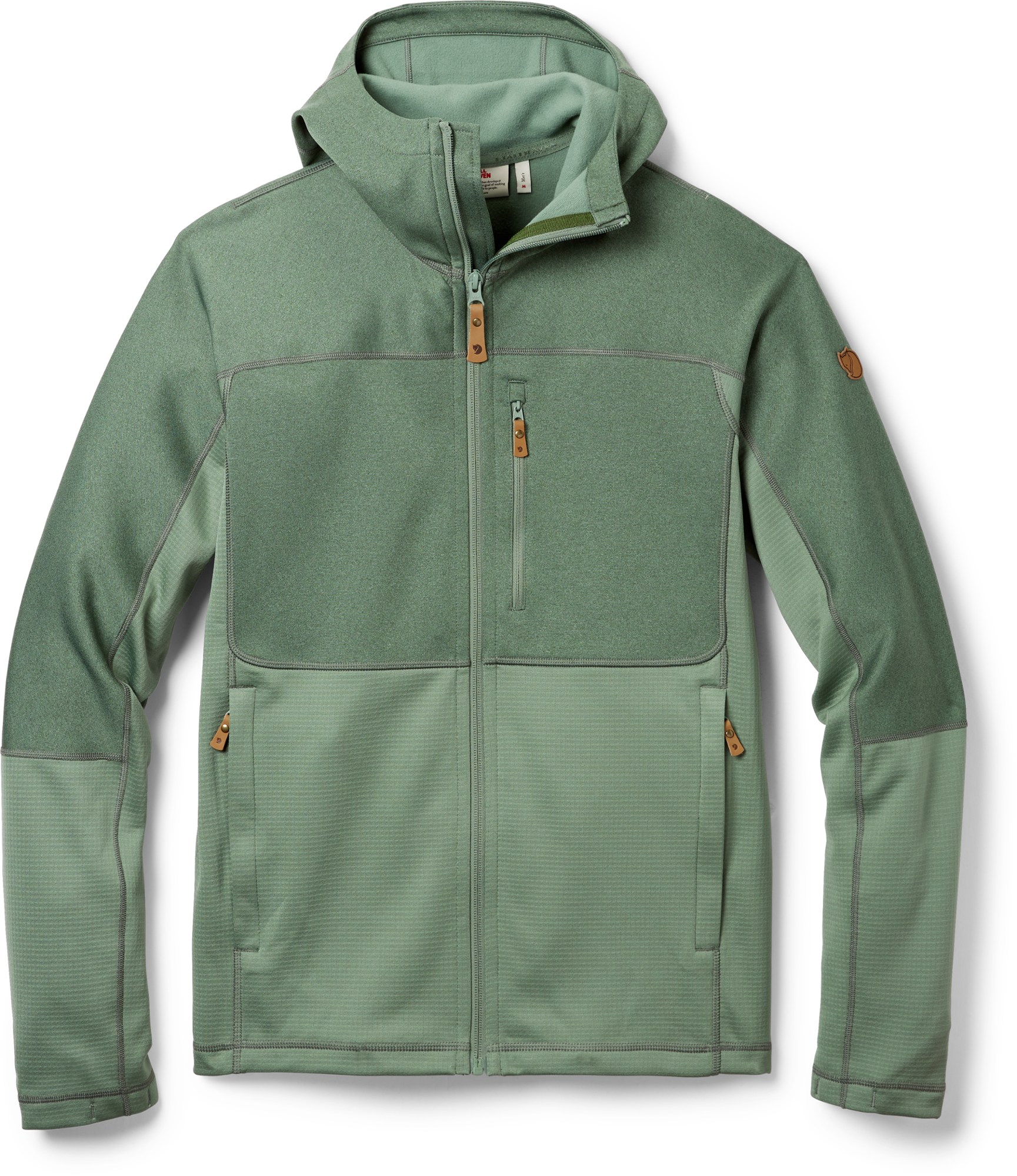 Флисовая куртка Abisko Trail - Мужская Fjallraven, зеленый утепленный жилет abisko мужской fjallraven цвет arctic green