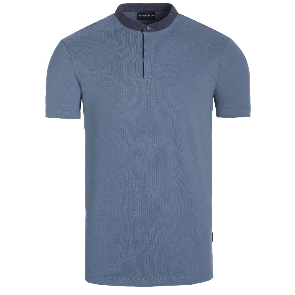 

Рубашка-поло Emporio Armani, светло-синий