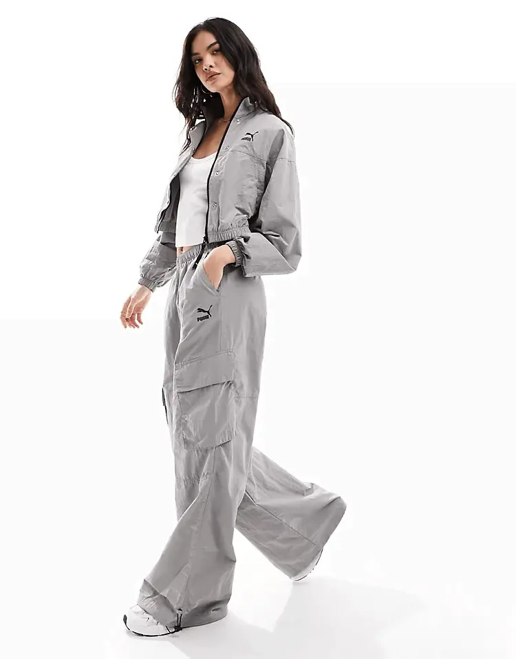 

Брюки Puma Dare To Wide Leg, серый