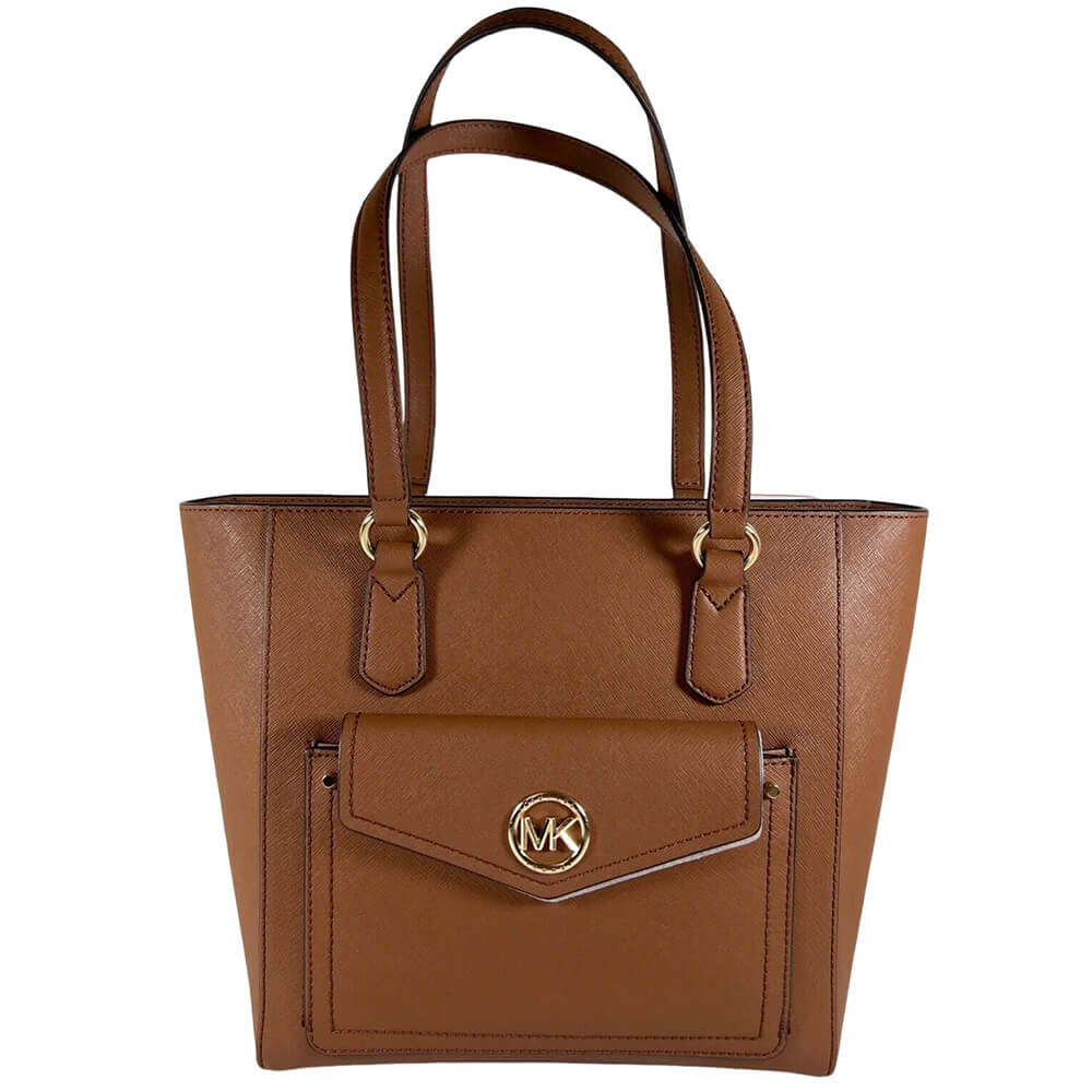 

Сумка-тоут Michael Kors Joey Arcon MK Signature, коричневый