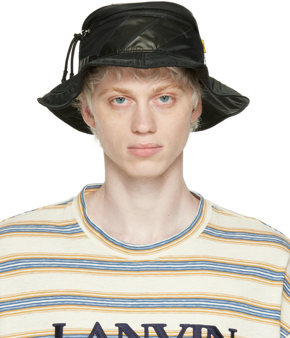 

Панама Black Gallery Dept. Edition Bumpr Bucket Hat Lanvin
