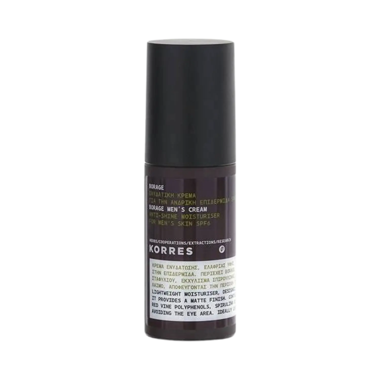 

Korres Borage Men's Cream увлажняющий матирующий крем для лица, 50 мл
