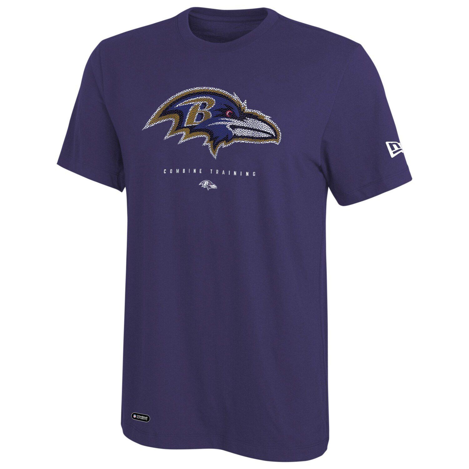 

Мужская фиолетовая футболка с логотипом Baltimore Ravens Joint Authentic Ball New Era